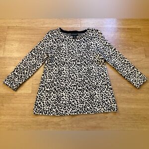 Animal Print Sweater | Cynthia Rowley XS